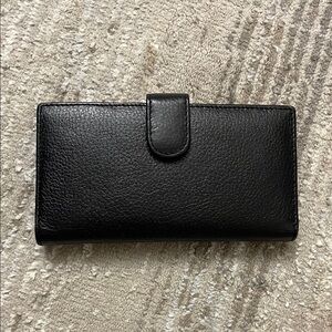 Elegant Black Leather Wallet